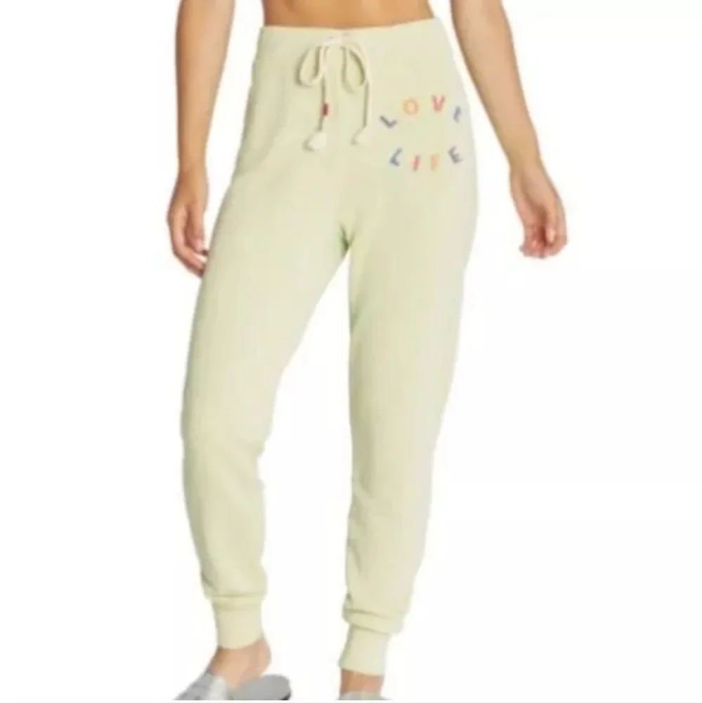 NWT Wildfox Green Sweatshirt Jogger Set sz M